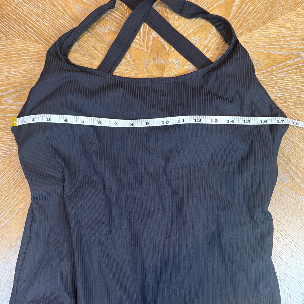 Andie Swim The Tulum One Piece Swimsuit Ribbed Black Size 2X - Picture 7 of 8